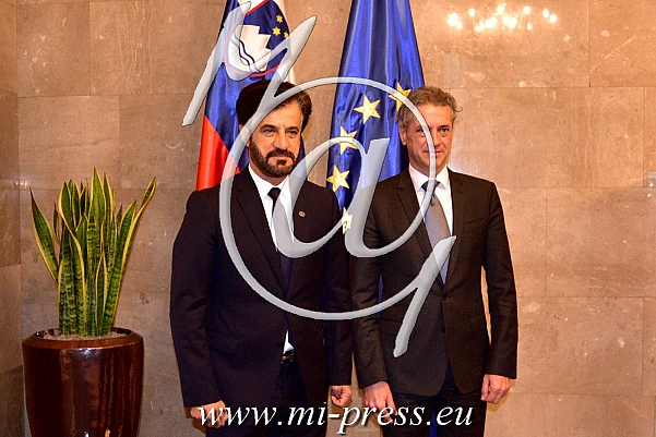 Mohammed Ben SULAYEM predsednik FIA, Robert GOLOB predsednik vlade Slovenije