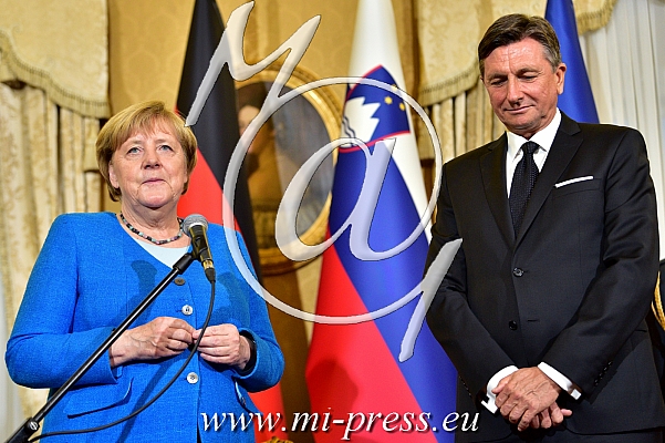 Angela MERKEL -nemska kancelarka-, Borut PAHOR -Predsednik Slovenije-