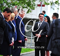 Zoran Zaev - predsednik Vlade S. Makedonije, Zorica Zaev, Marjan Sarec - Predsednik Vlade Slovenije