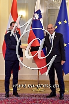 Sebastian KURZ -avstrijski kancelar-, Janez JANSA -predsednik vlade Slovenije-