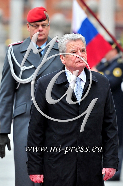 German President Joachim Gauck in Slovenia
