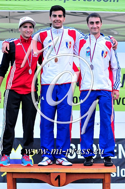 Mladinci - Junior: 1. Mathieu Guinde FRA, 2. Sebastian Graser AUT, 3. Sylvain Ferroni FRA