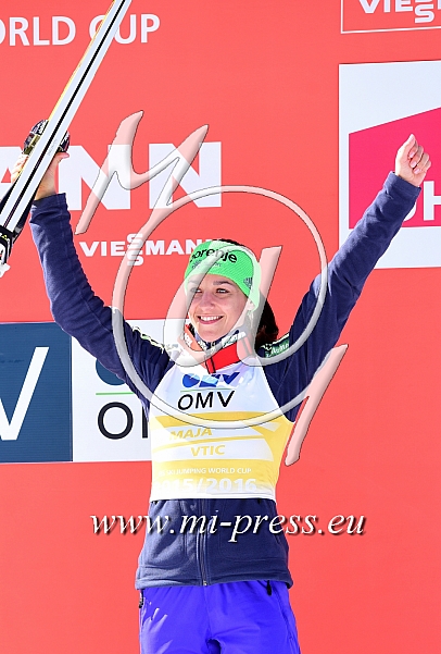 Overall 2015/16 women: 3. Maja VTIC -SLO Slovenija-