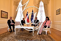 Natasa PIRC MUSAR -predsednica Slovenije-, Ales MUSAR, Tanja PECAR, Borut PAHOR