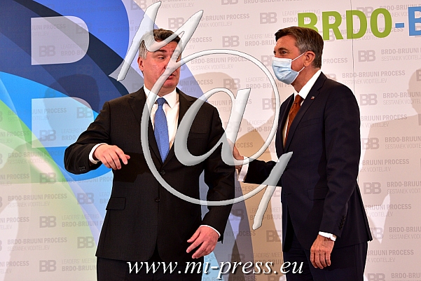 Zoran MILANOVIC -predsednik Hrvaske-, Borut PAHOR -predsednik Slovenije-