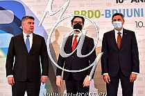 Zoran MILANOVIC -predsednik Hrvaske-,Stevo PENDAROVSKI -predsednik S. Makedonije-, Borut PAHOR -predsednik Slovenije-