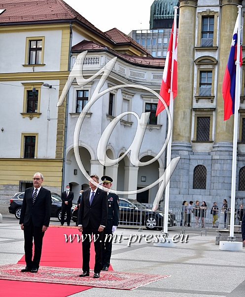 Guy PARMELIN -predsednik Svice-, Borut PAHOR -predsednik Slovenije-