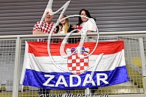 Croatian fans from Zadar