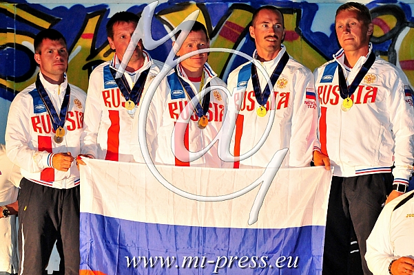 Moski Cilj ekipno, Men Team Accuracy, 1. RUS Rusija