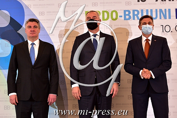 Zoran MILANOVIC -predsednik Hrvaske-,Milo DJUKANOVIC -predsednik Crne Gore-, Borut PAHOR -predsednik Slovenije-