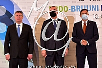 Zoran MILANOVIC -predsednik Hrvaske-,Milo DJUKANOVIC -predsednik Crne Gore-, Borut PAHOR -predsednik Slovenije-