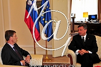Miro CERAR, President of SMC, Borut PAHOR President of Slovenia