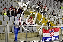 Croatian fans from Pleternica