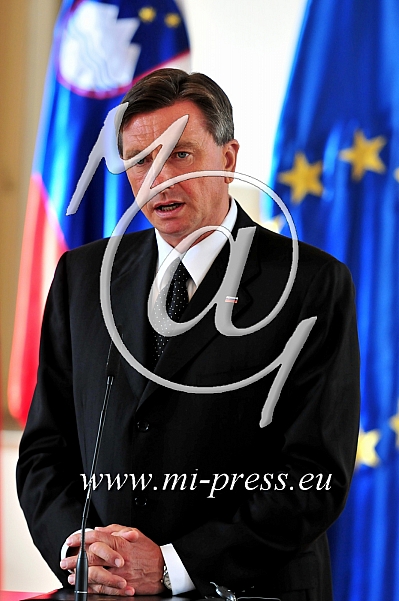 Albanian President Bujar Nishani in Slovenia