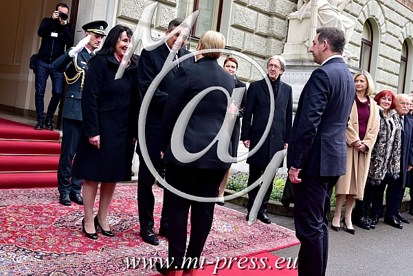 Natasa PIRC MUSAR -predsednica Slovenije-, Ales MUSAR, Tanja PECAR, Borut PAHOR