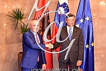 Ilir META predsednik Albanije, Borut PAHOR predsednik Slovenije