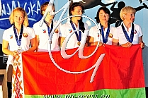 Zenske Cilj ekipno, Women Team Accuracy, 3. BLR Belorusija
