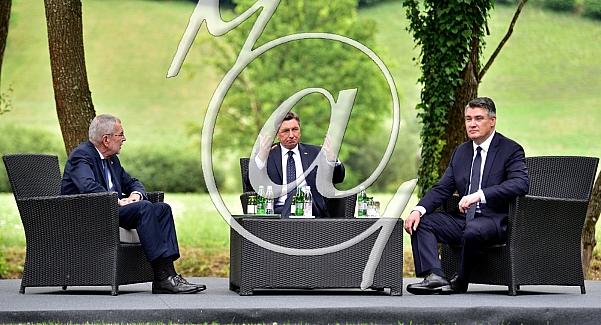 Alexander van der BALLEN -Predsednik Avstrije-, Borut PAHOR -predsednik Slovenije, Zoran MILANOVIC -predsednik Hrvaske