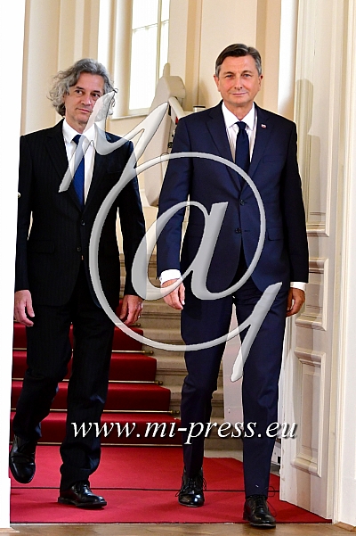Robert GOLOB -predsednik Gibanje Svoboda-, Borut PAHOR -Predsednik Slovenije-