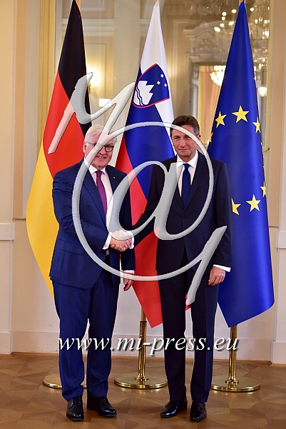 Frank Walter STEINMEIER -predsednik Nemcije-, Borut PAHOR -predsednik Slovenije-