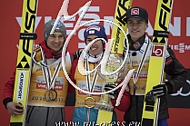Overall 1. Stefan KRAFT AUT, 2. Kamil STOCH POL, 3. Daniel Andre TANDE NOR