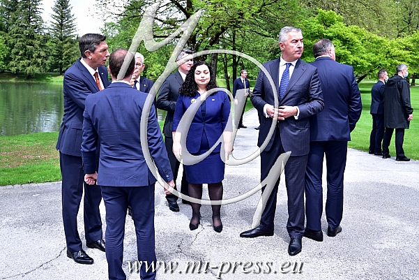 Borut PAHOR -predsednik Slovenije-, Vjosa OSMANI-SADRIU -predsednica Kosova-, Milo DJUKANOVIC -predsednik Crne Gore-