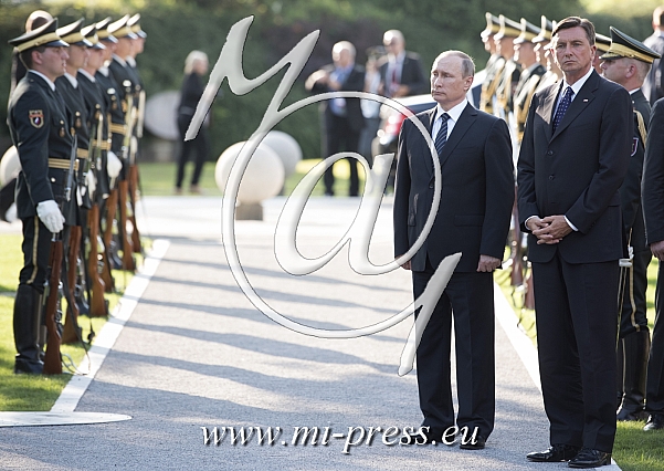 Russian President Vladimir Putin in Slovenia