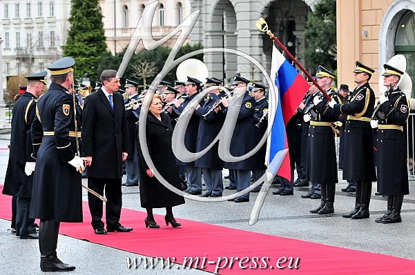 Maltese President Marie Louise Coleiro Preca in Slovenia