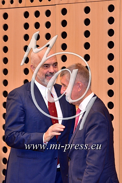 Edi RAMA -Predsednik vlade Albanije-, Andrej BABIS -Predsednik vlade Ceske-