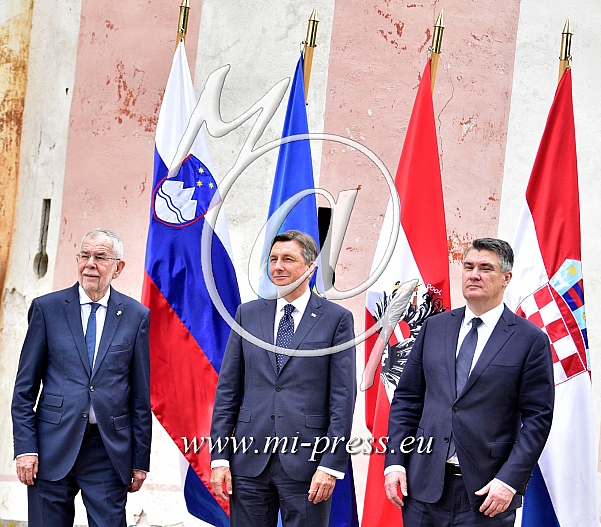 Alexander van der BALLEN -Predsednik Avstrije-, Borut PAHOR -predsednik Slovenije, Zoran MILANOVIC -predsednik Hrvaske
