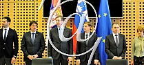 Serbian Prime Minister Aleksandar Vučić in Slovenia