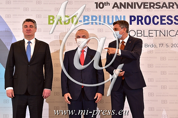 Zoran MILANOVIC -predsednik Hrvaske-, Ilir META -predsednik Albanije-, Borut PAHOR -predsednik Slovenije-