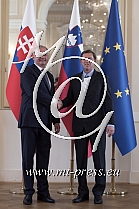 Miro CERAR predsednik vlade Slovenije, Andrej KISKA predsednik Slovaske