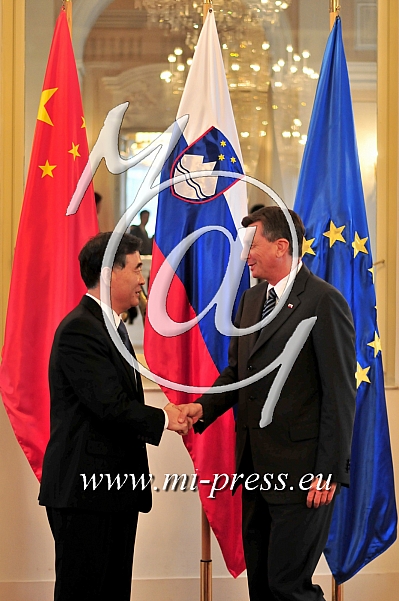 China Vice President Wang Yang in Slovenia